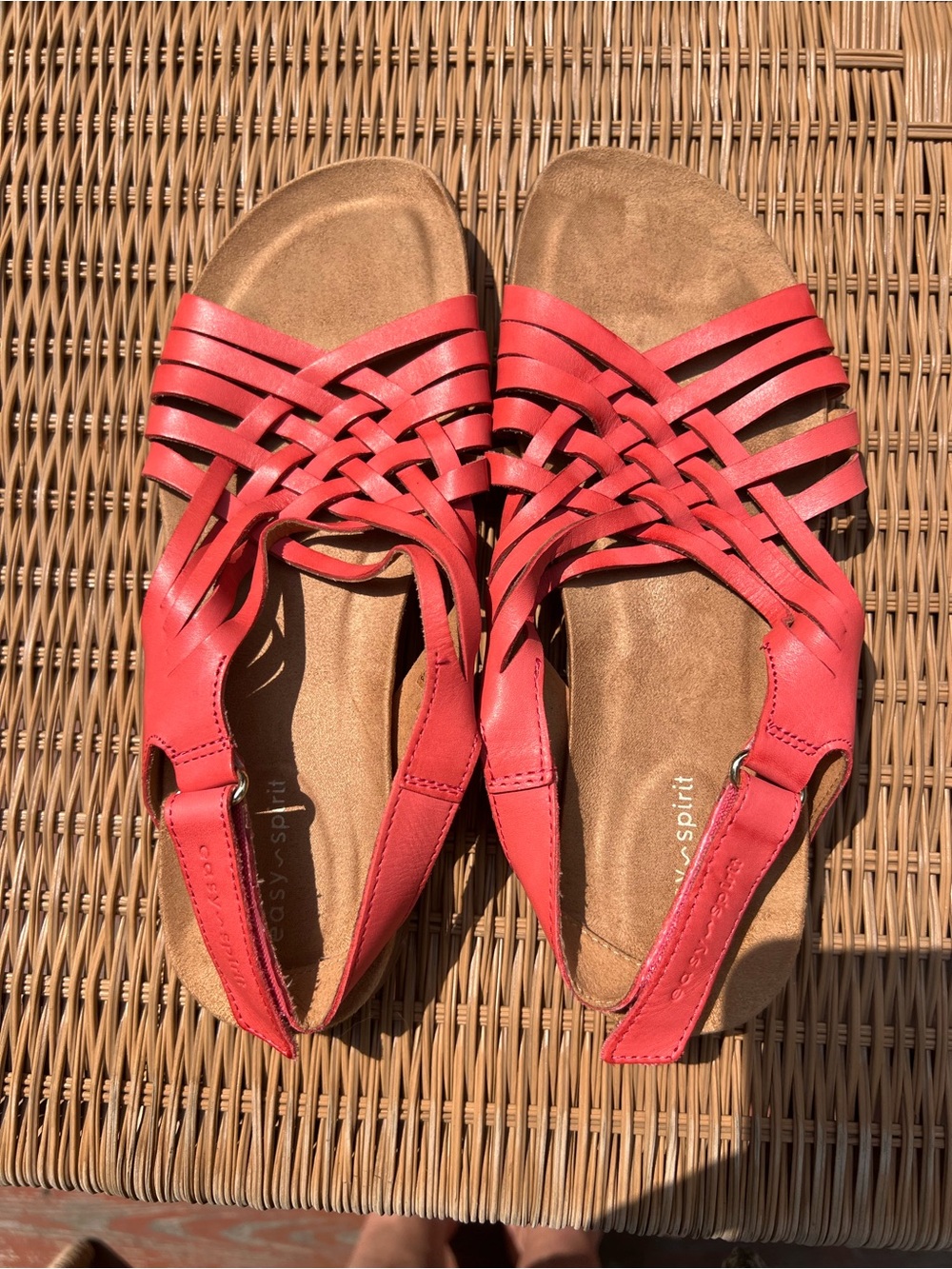 Easy spirit Mar Sandals - dark coral